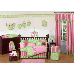 Olivia 9 Piece Crib Bedding Set