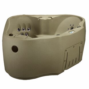 View Premium 300 2 Person Plug and Play Hot Tub with 20 Stainless Jets Heater Ozone and Led Waterfall