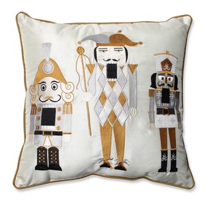 Holiday Nutcrackers Throw Pillow