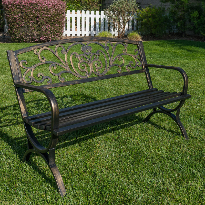 Metal Garden Bench & Reviews Joss & Main