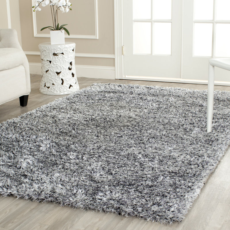 Shag Area Rugs wade logan kenneth gray/black shag area rug & reviews | wayfair Shag Area Rugs wade logan kenneth gray/black shag area rug & reviews | wayfair