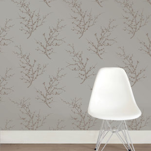 Vinyl Adhesive Wallpaper Wayfair Tempaper E 359 L X 20 W Foiled Self Adhesive Wallpaper Roll