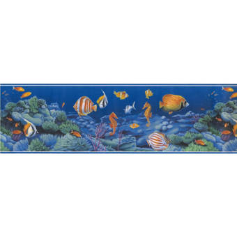 Highland Dunes Dunhill Fish Seahorse In The Bottom Of The