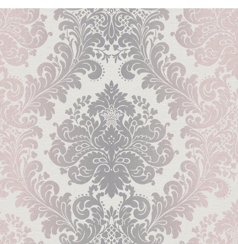 York Wallcoverings Artisan Estate Ombre 27’ x 27" Damask Wallpaper
