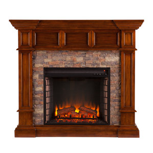 Prussia Corner Convertible Electric Fireplace by Darby Home Co