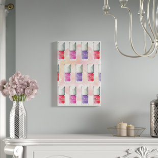 Nail Polish Canvas Wayfair Dior Nail Polish Painting Print On Wred Canvas