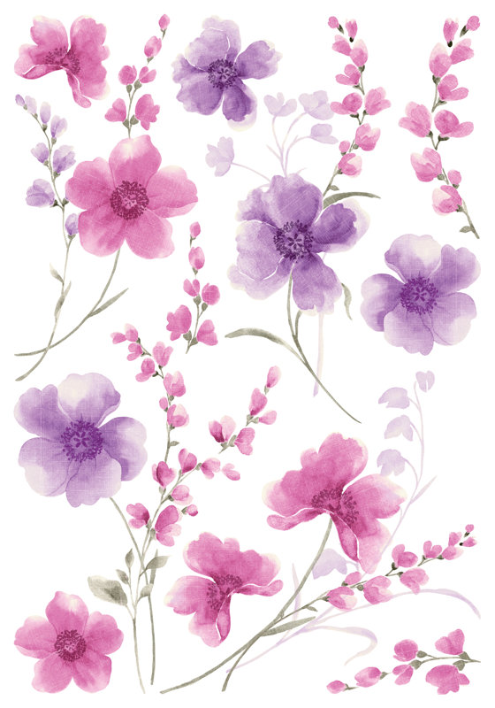 WallPops! Home Decor Line Spring Flowers Wall Decal & Reviews Wayfair