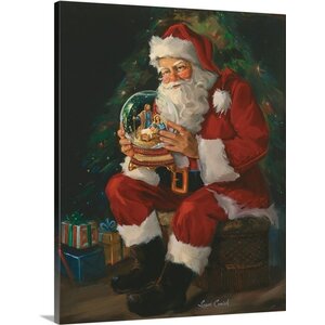 'Santa Believes' Painting Print on Wrapped Canvas