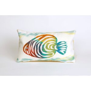 Bluffs Rainbow Fish Lumbar Pillow