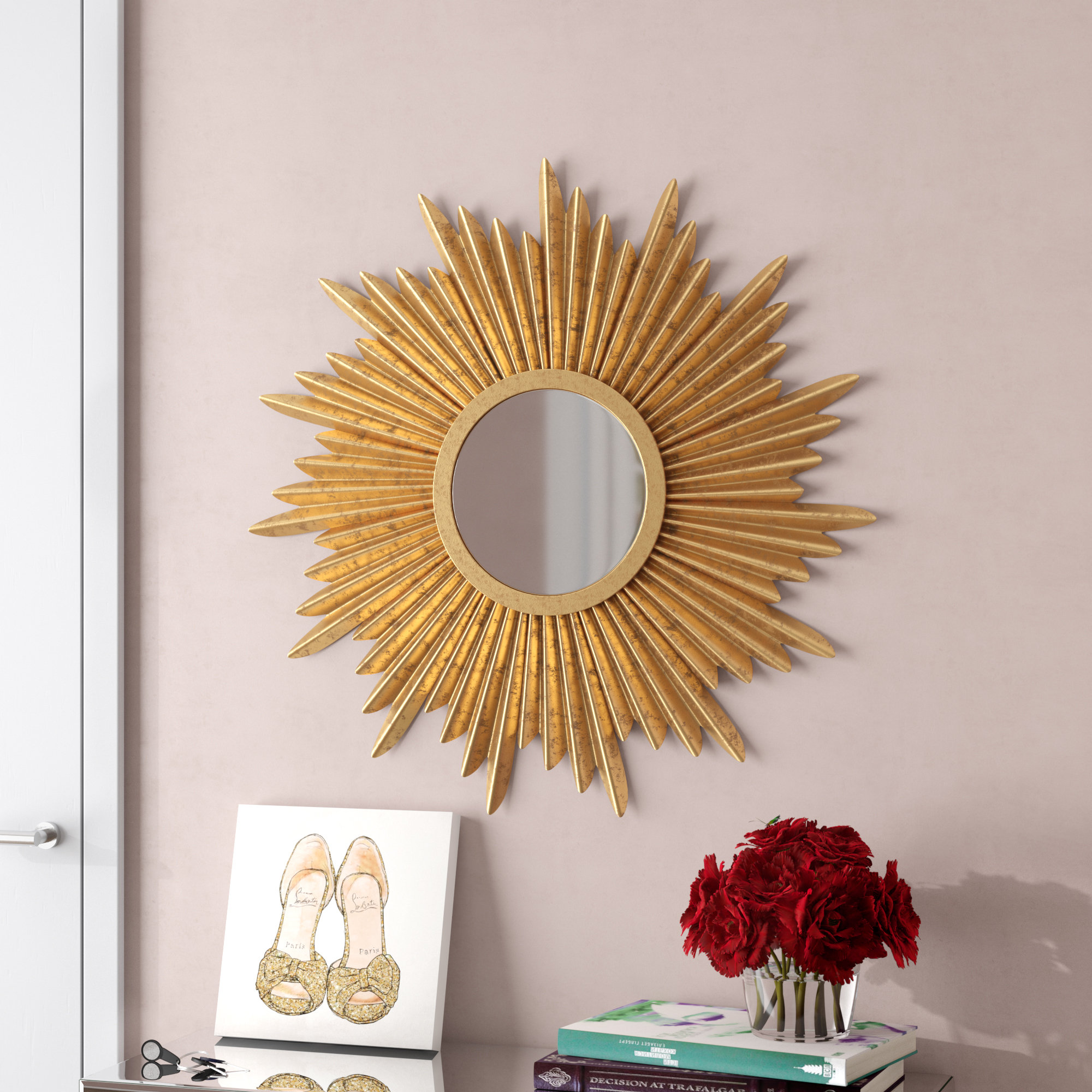 Willa Arlo Interiors Traditional Sunburst Wall Mirror Reviews Willa Arlo Interiors Traditional Sunburst Wall Mirror Reviews Wayfair