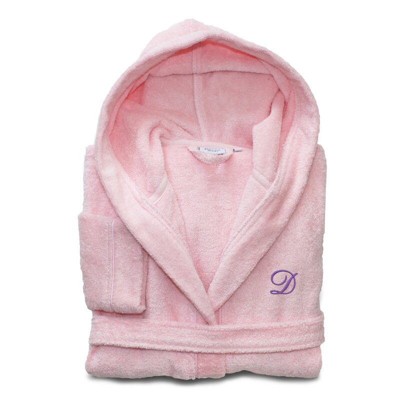 Birch Lane Kids™ Pink Monogrammed Snuggly Bathrobe & Reviews Birch Lane