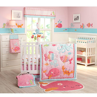 Sea Turtle Baby Bedding Wayfair The Sea 4 Piece Crib Bedding Set