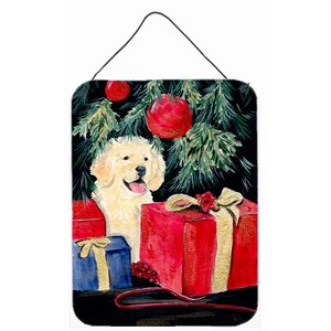 Golden Retriever Painting Print Plaque