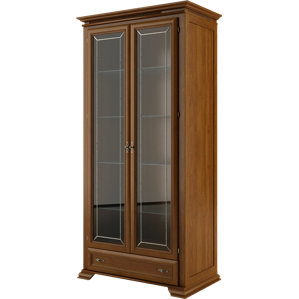 Melanson Walnut China Cabinet by Three Posts