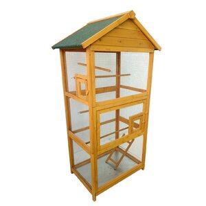 Wood Bird Cage