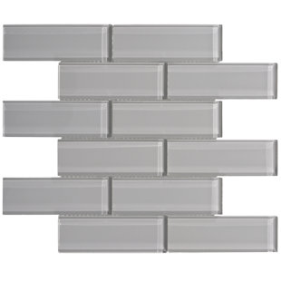 Light Grey Gl Subway Tile Wayfair Premium Series 2 X 6 Gl Subway Tile In Dark Gray