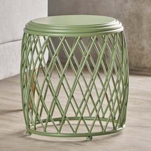 Ranallo Indoor Iron End Table by Varick Gallery