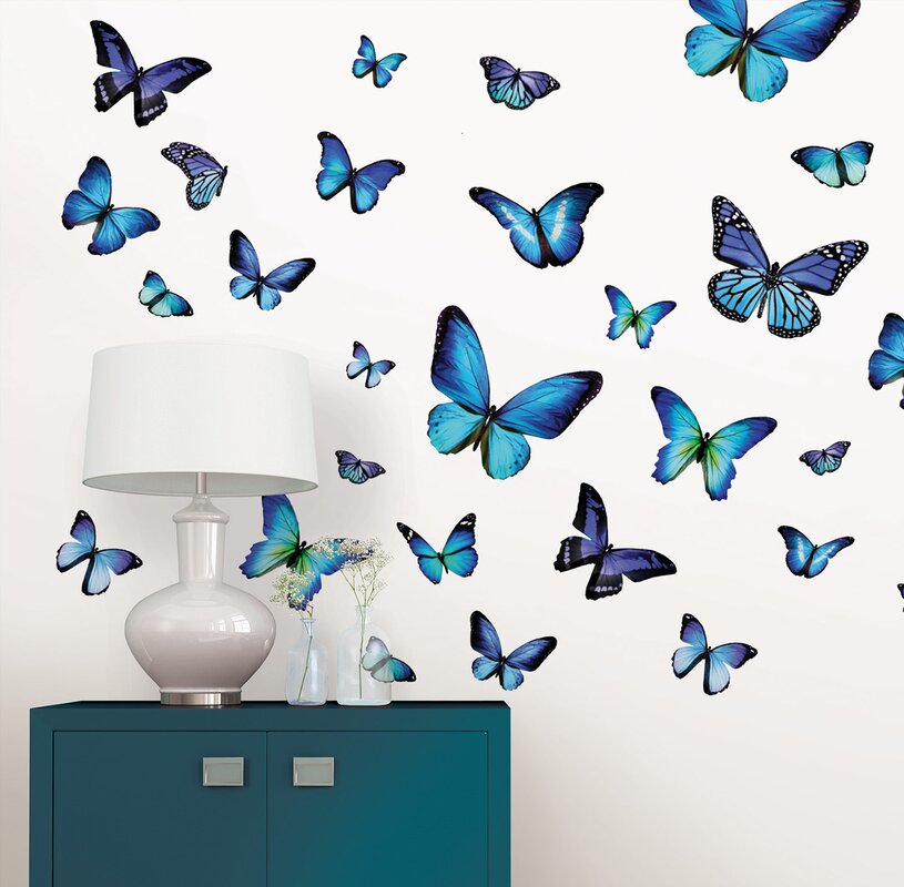 WallPops! Mariposa Butterfly Wall Decal & Reviews | Wayfair