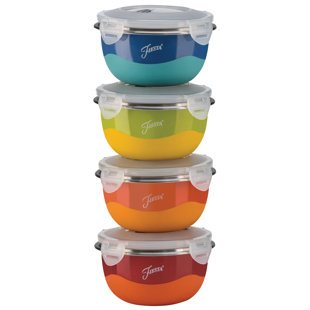 Microwave Safe Plastic Bowls Wayfair Microwave Safe Mixing Bowl Set Of 4
