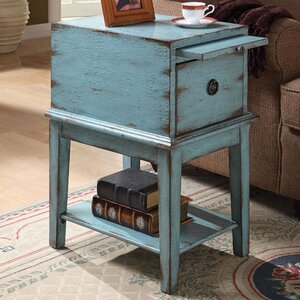 Philippine End Table With Storage