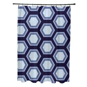 Subline Geometric Shower Curtain