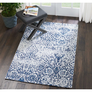 Blue Area Rugs Birch Lane Orourke Ivory Navy Area Rug
