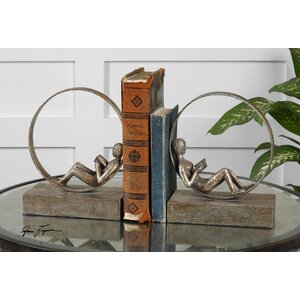 2 Piece Lounging Reader Figurine Set