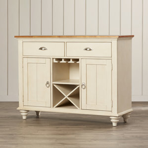 Wood Server by Beachcrest Home