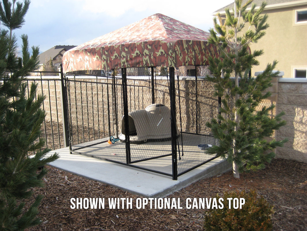 K9 Kennel Basic Expanded Metal Yard Kennel & Reviews Wayfair