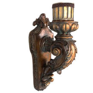 Rusted Wall Sconce Candle Holder