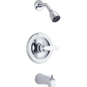 Foundations Tub and Shower Faucet Lever Handles with Monitor