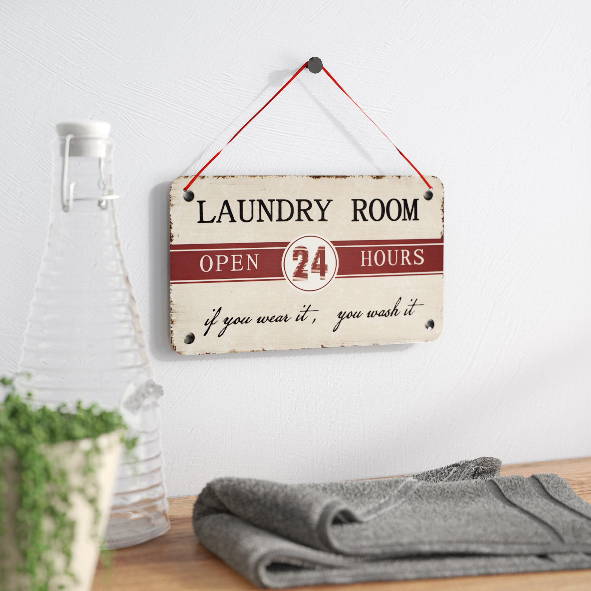 Winston Porter Laundry Room Antique Wisdom Sign Wall Décor Winston Porter Laundry Room Antique Wisdom Sign Wall Décor Reviews Wayfair