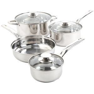 Ansonville 7 Piece Stainless Steel Cookware Set