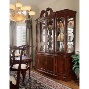 Staas Wood Lighted China Cabinet by As..