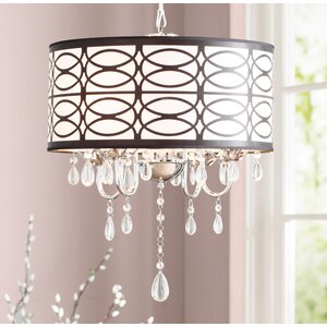 Hornfels 4-Light Drum Chandelier