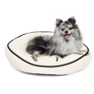 Sherpa Round Cuddler Pet Bed