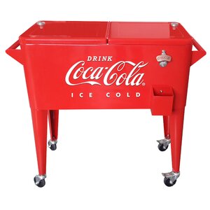 80 Qt. Coca-Cola Embossed Ice Cold Cooler