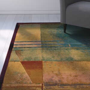 Albro Red/Green Area Rug