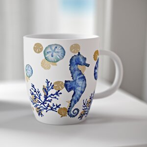 Maxine By the Sea Glass 12 oz. Coffee Cup