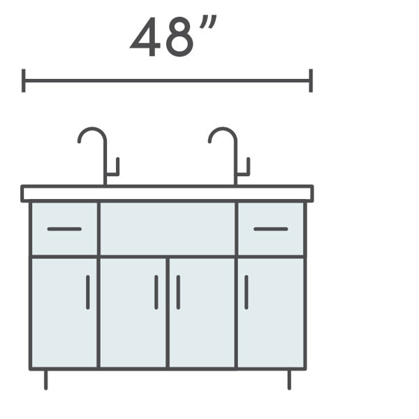 48 Inch Bathroom Vanities You'll Love Wayfair
