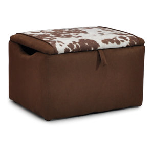 Eresus Kids Suede Ottoman with Storage Compartment by Zoomie Kids