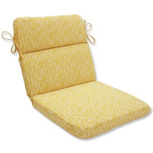 Herringbone Outdoor Dining Chair Cushion