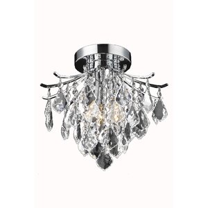 Amelia 3-Light Semi Flush Mount