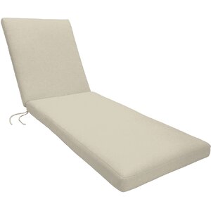 Knife Edge Outdoor Chaise Lounge Cushion