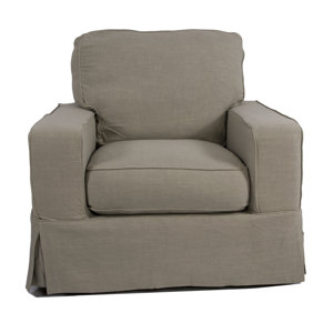 Columbus Box Cushion Armchair Slipcover