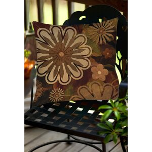 Floral Abstract I Indoor/Outdoor Throw Pillow