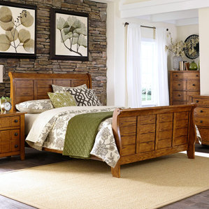 sleigh beds you'll love | wayfair sleigh beds you'll love | wayfair