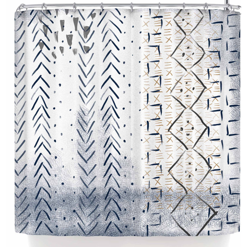 East Urban Home Pellerina Design African Mudcloth Single Shower