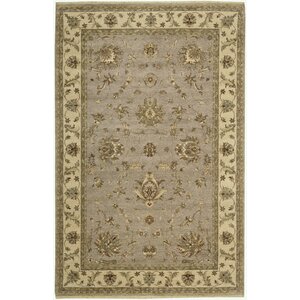 Degory Hand-Knotted Gray Area Rug