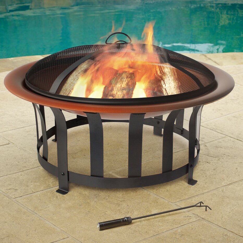 Jeco Inc Bowl Steel Fire Pit Wayfair Ca